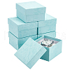 Cardboard Jewelry Watch Storage Gift Box CON-WH0092-67C-1