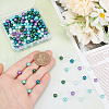 HOBBIESAY 200Pcsg Ocean Mix Pearlized Glass Pearl Beads HY-HY0001-03A-3
