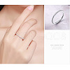 Anti-Tarnish Rhodium Plated 925 Sterling Silver Finger Rings RJEW-FF0008-008P-17mm-5