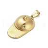 304 Stainless Steel Pendants STAS-Q343-11G-2