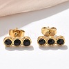 304 Stainless Steel Stud Earrings EJEW-F361-01G-1