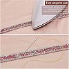 Glitter Hotfix Rhinestone(Hot Melt Adhesive On The Back) OCOR-WH0058-06-6