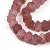Natural Strawberry Quartz Beads Strands G-N347-09A-04-4
