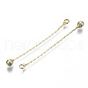 Brass Chain Tassel Big Pendants X-KK-R129-12A-G-2