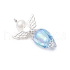 Tulip Acrylic Pendants PALLOY-JF03738-02-4