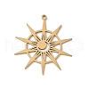 304 Stainless Steel Pendants STAS-K298-07G-1