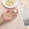 CHGCRAFT 42Pcs 3 Styles Alloy Open Back Bezel Big Pendants FIND-CA0005-78-3
