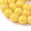 Natural Jade Beads Strands G-F670-A10-6mm-3