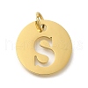 Ion Plating(IP) 304 Stainless Steel Pendants STAS-M074-01G-S-1