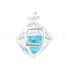 S925 Sterling Silver with Cubic Zirconia Charms STER-Q006-07B-P-1