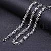 Stainless Steel Byzantine Chain Necklaces for Men FS-WG56795-35-1