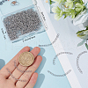 Beebeecraft 100 Strands 304 Stainless Steel Chain Extender STAS-BBC0005-51A-3