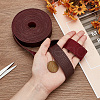 Flat Imitation Leather Cord OCOR-WH0086-69C-02-3