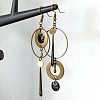 Asymmetric Alloy Dangle Earrings FS-WG7C7E4-01-2