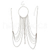 Alloy & Acrylic Rondelle Beads Tassel Sexy Body Chains for Bikini FS-WGE2D08-01-4