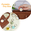 Sunflower & Leaf Silicone Hat Clip for Travel HJEW-FH00040-4