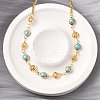 304 Stainless Steel Curb Chain Necklaces NJEW-V009-02G-1