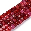 Natural Dragon Veins Agate Beads Strands G-G177-E14-01-2
