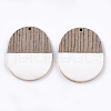 Resin & Wenge Wood Pendants RESI-T023-01L-2