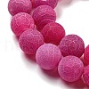 Natural Weathered Agate Beads Strands G-P538-A01-12-4