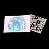 Deer Frame Carbon Steel Cutting Dies Stencils X-DIY-F036-02-5