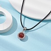 Natural Gemstone Necklaces NJEW-MZ00027-4