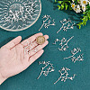 Brass Rhinestone Cabochon Settings KK-WH0079-108S-3