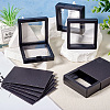 Square Transparent PE Thin Film Suspension Jewelry Floating Frame Displays ODIS-TAC0002-02A-6