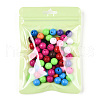 Macaron Color Plastic Yin-yang Zip Lock Bags OPP-N001-01E-08-3