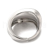 Rack Plating Brass Twist Open Cuff Rings RJEW-E290-04P-3