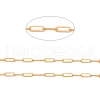 Ion Plating(IP) 304 Stainless Steel Paperclip Chains CHS-F017-02A-G-1
