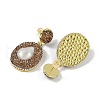 Mother's Day Jewellery Natural Pearl Teardrop Stud Earrings EJEW-P297-01G-2