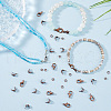 GOMAKERER Zinc Alloy Lobster Claw Clasps & Brass End Bead Tips & Jump Rings Findings Kits DIY-GO0002-21RC-4