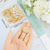 Beebeecraft 100Pcs 304 Stainless Steel Earring Hooks STAS-BBC0005-04-3