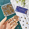 SUNNYCLUE 360Pcs 12 Styles Tibetan Style Alloy Bead Cap FIND-SC0008-81-3