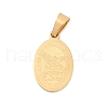 Ion Plating(IP) 304 Stainless Steel Pendants STAS-H356-07G-1