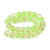 Luminous Handmade Enamel Gold Sand Glass Beads Strands LAMP-U004-08B-3