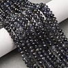 Natural Iolite Beads Strands G-B142-B01-1