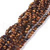 Natural Yellow Tiger Eye Beads Strands X-G-A026-A15-3mm-1