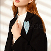   4Pcs 4 Colors Glass Rhinestone Sew on Patches PATC-PH0001-17-6