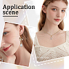 Beebeecraft 10Pcs Brass Micro Pave Cubic Zirconia Cup Pearl Peg Bails Pin Pendants KK-BBC0008-98-5