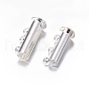 3-strands Brass Magnetic Slide Lock Clasps E214-S-NR-2