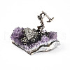 Natural Amethyst Cluster Base Sculpture G-N347-02B-2