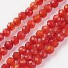 Natural Carnelian Bead Strand G-G680-09-1