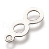 201 Stainless Steel Pendants STAS-O134-05P-2