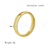 Arrow Pattern Stainless Steel Finger Ring for Women HA9923-3-5