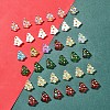 6Pcs Handmade Bumpy Glass Beads Strands LAMP-FS0001-16F-5