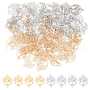 DICOSMETIC 100Pcs 2 Metal Colors Rack Plating Brass Connector Charms KK-DC0004-12-1