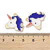 Alloy Enamel Pendants ENAM-O001-08N-G-3