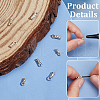   18Pcs 3 Styles 925 Sterling Silver Cord End STER-PH0002-11-4